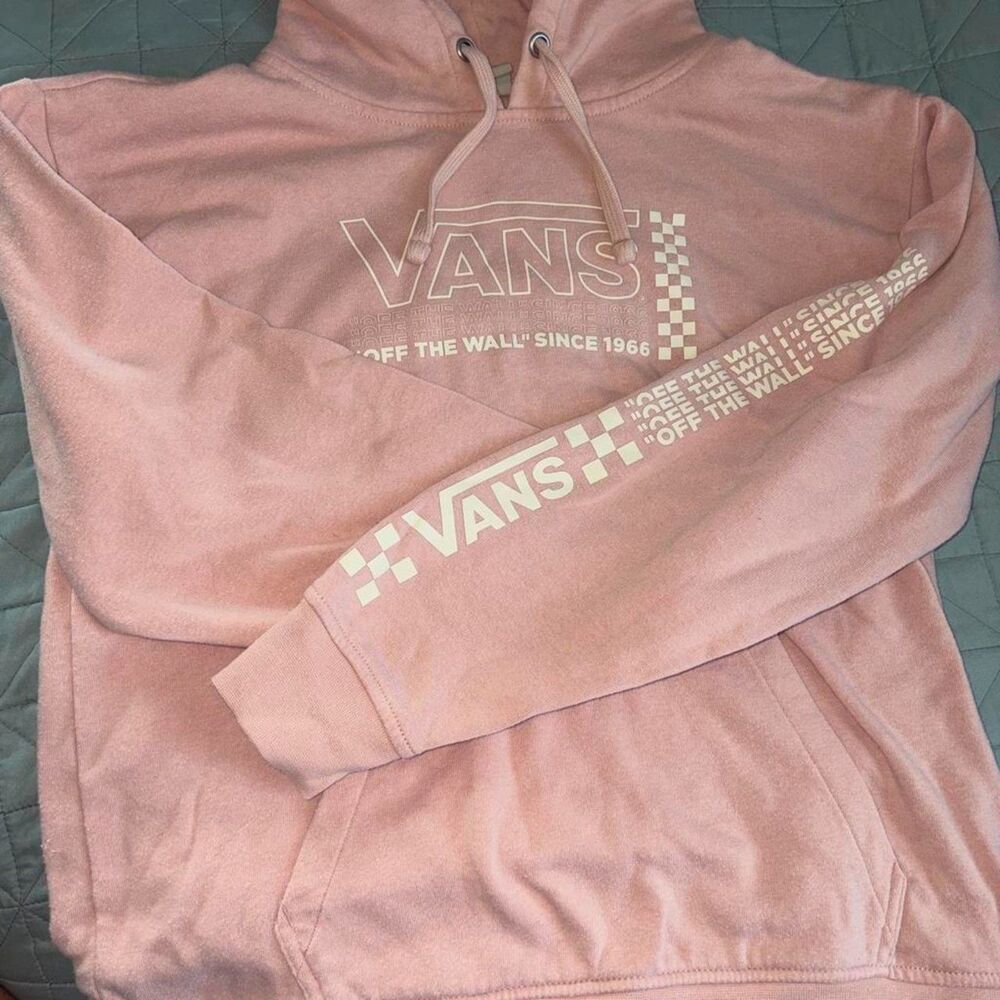 Vans Women's Pink Graphic Pullover Hoodie Size XS | Off The Wall  Sweatshirt